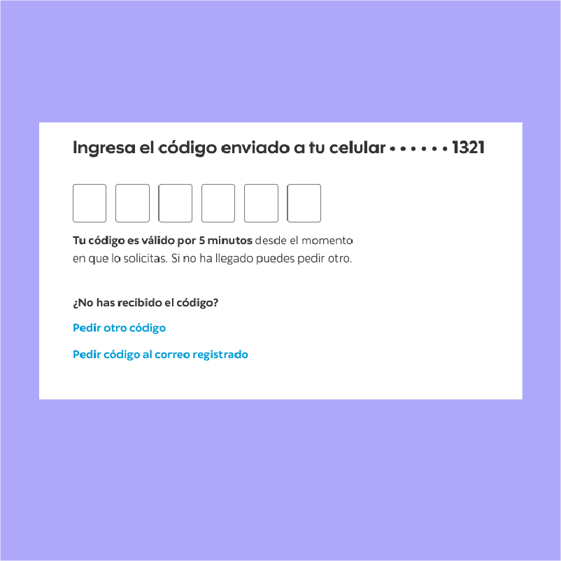8.Selecciona pagar por medio de “Crédito rotativo” y haz clic en “Continuar”.